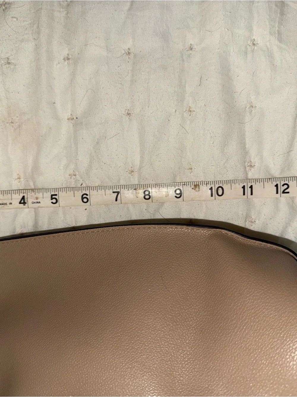 Melie Bianco Taupe Vegan Leather Tote Bag | Large Shoulder Purse